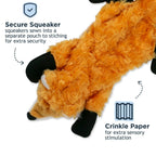 Tall Tails Dog Plush Stuffless Fox 16 Inches