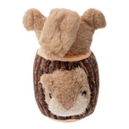 Territory Dog Plush Animated Squirrel In A Log 7.1 Inches