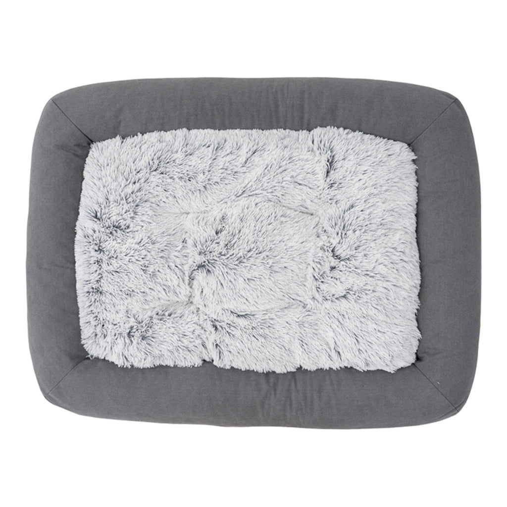 Tall Tails Dog & Cat Grey All In One Bed, 34.5" x 27"