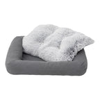 Tall Tails Dog & Cat Grey All In One Bed, 34.5" x 27"