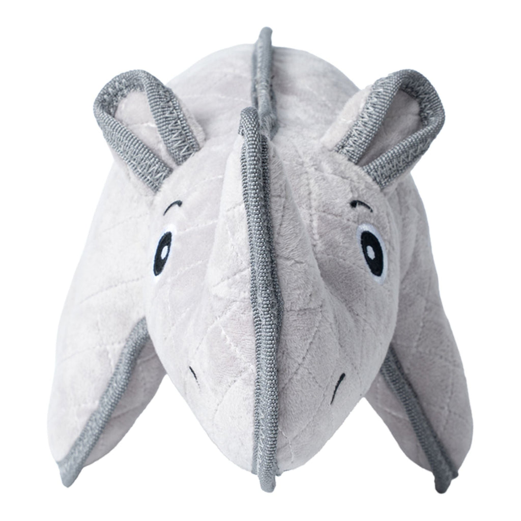 Territory Dog Durable Plush Rhino 11.5 Inch