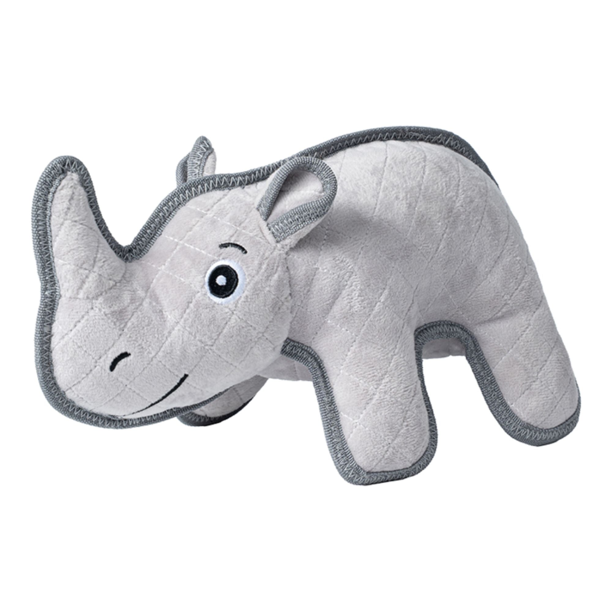 Territory Dog Durable Plush Rhino 11.5 Inch