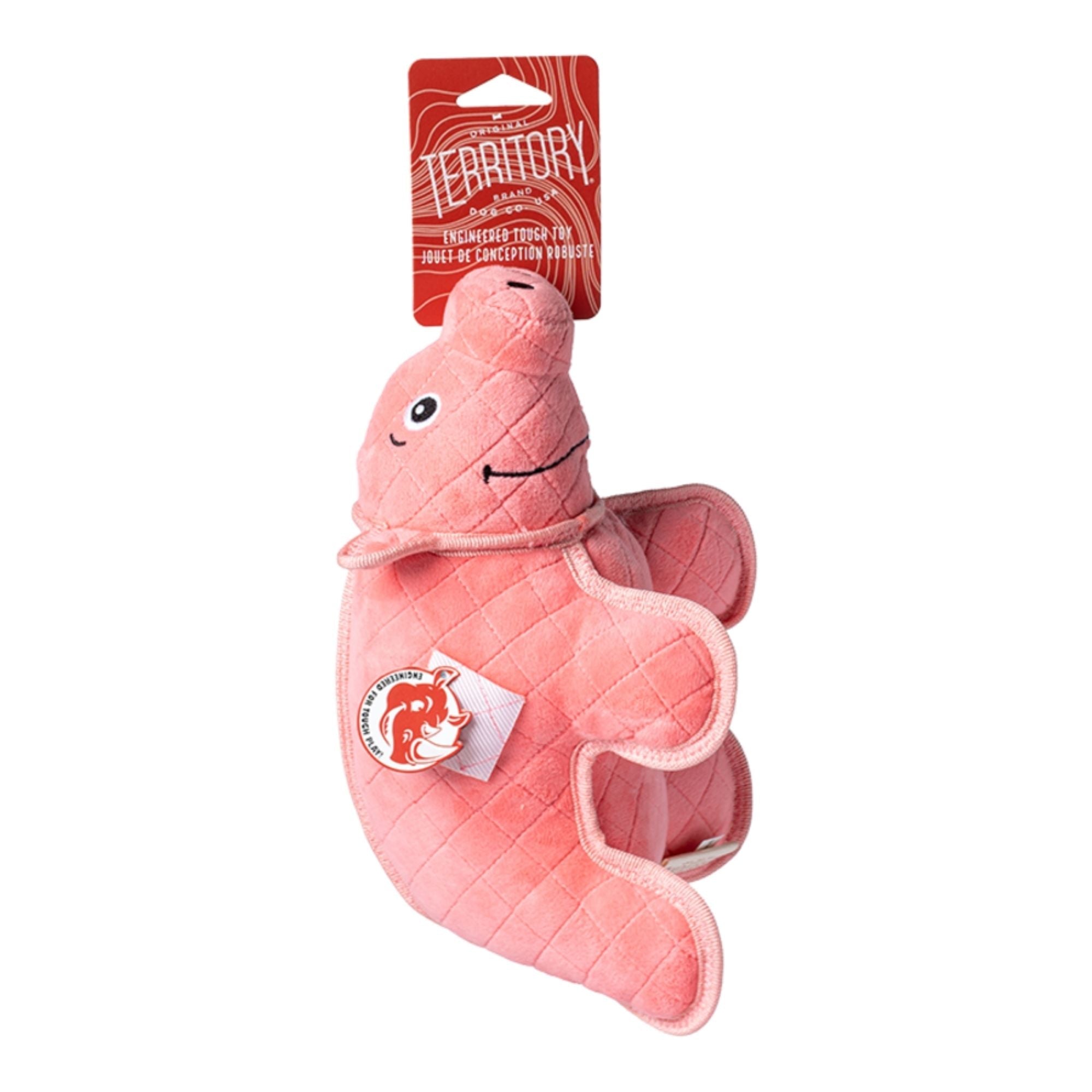Territory Dog Durable Plush Pig 11.5 Inch