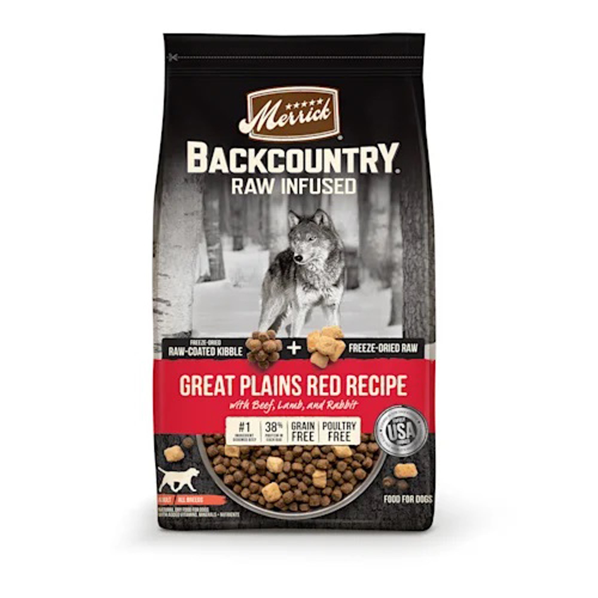 Merrick Dog Backcountry Grain Free Great Plains Red Meat 20Lb