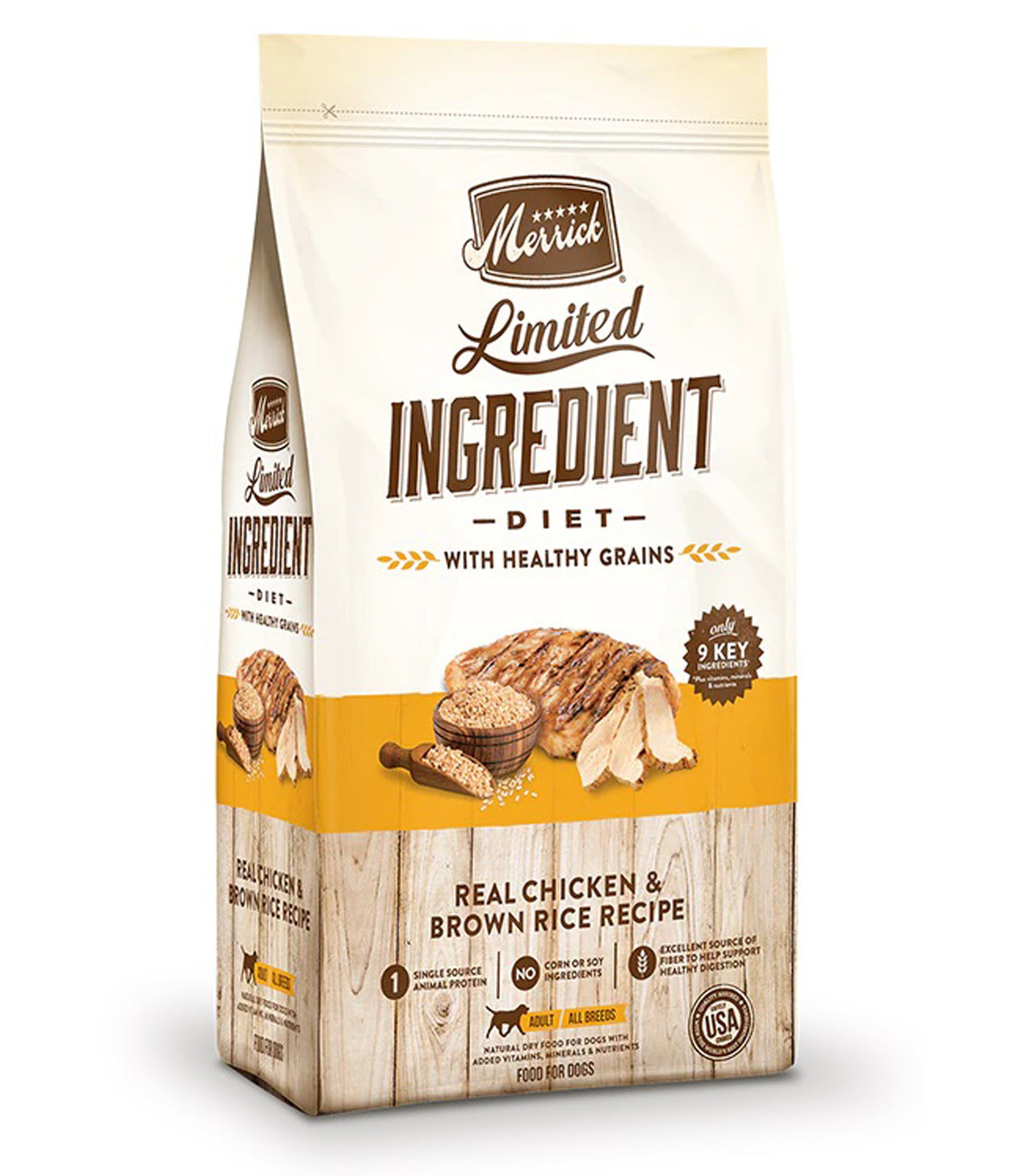 Merrick Dog Limited Ingredient Chicken And Brown Rice 22Lb