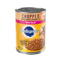 Pedigree Chopped Ground Dinner Adult Wet Dog Food Beef 13.2oz 12pk