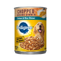 Pedigree Chopped Ground Dinner Adult Wet Dog Food Chicken & Rice 13.2oz 12pk