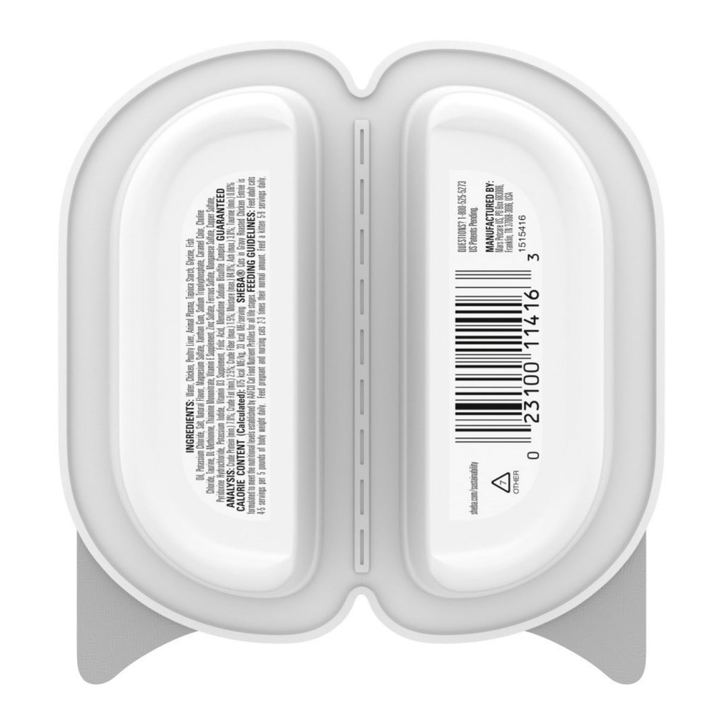 Sheba Perfect Portions Cuts in Gravy Wet Cat Food Roasted Chicken 2.6oz 24pk