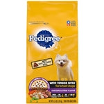 Pedigree Complete Nutrition Tender Bites Small Breed Adult Dry Dog Food Chicken & Steak 3.5lb