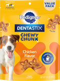 Pedigree Dentastix Chewy Chunx Dog Treat Chicken 1ea/13.5 oz, SM/MD