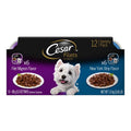 Cesar Filets in Gravy Adult Wet Dog Food Variety Pack (Filet Mignon, New York Strip) 42.3oz 12pk