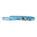 Omni Pet Leather Paisley Dog Leash Turquoise 3/4in. x 4ft.