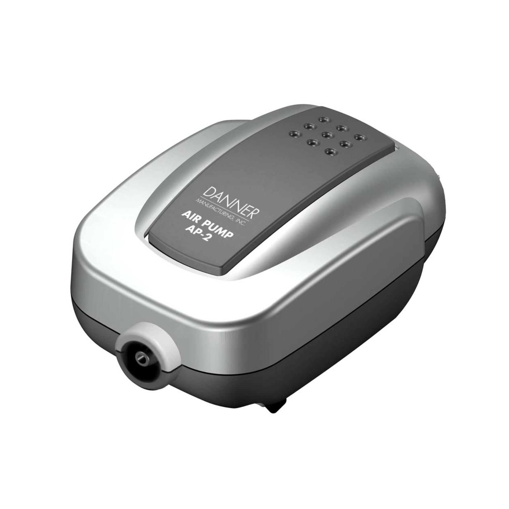 Danner Oxy-Flow Ap-2 Low Volume Aquarium Air Pump Grey 1ea
