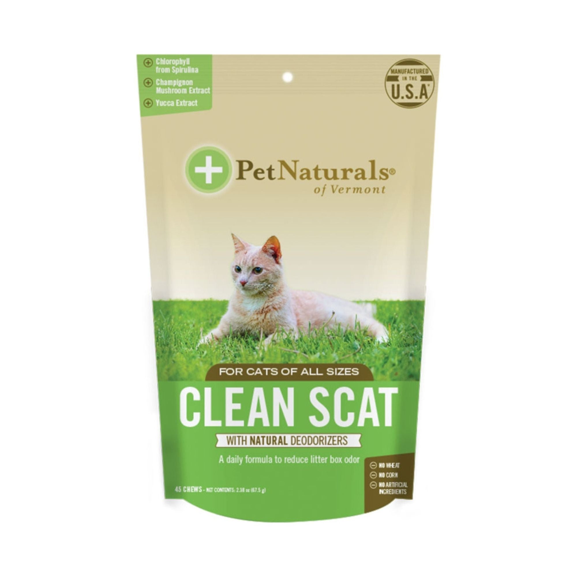Pet Naturals Cat Clean Scat Soft Chews 45 Count