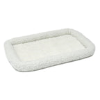 MidWest Homes for Pets QuietTime Bolster Dog Bed White 1ea/18in X 24in.