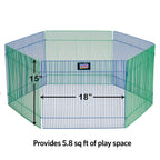 MidWest Homes for Pets Playpen Small Animal 1ea/15 X 19in.