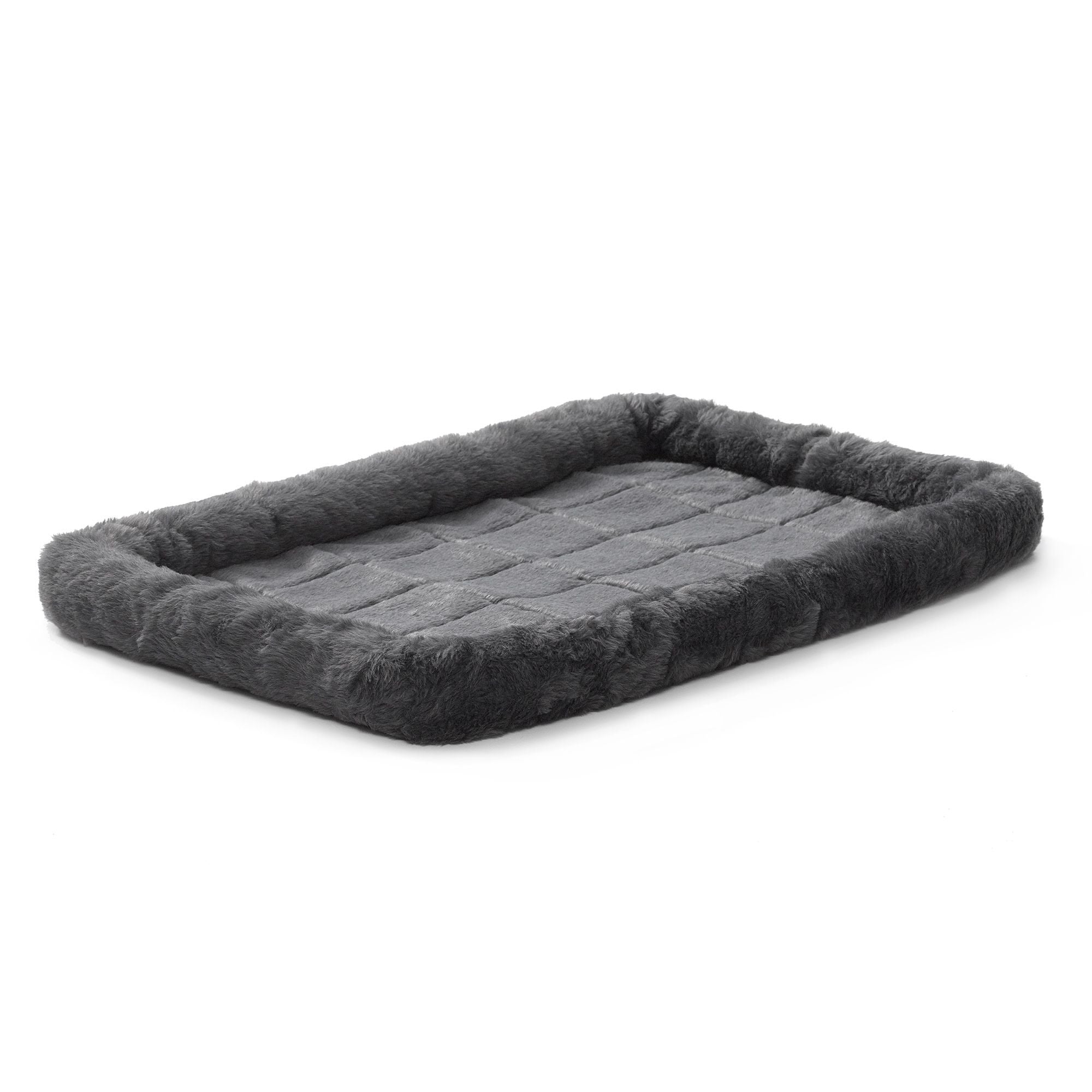 MidWest Homes for Pets Bolster Dog Bed Pearl Gray 1ea/20in X 30in.