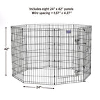 MidWest Homes for Pets Snap'y Fit Stainless Steel Dog Food & Water Bowl 1ea/2Q