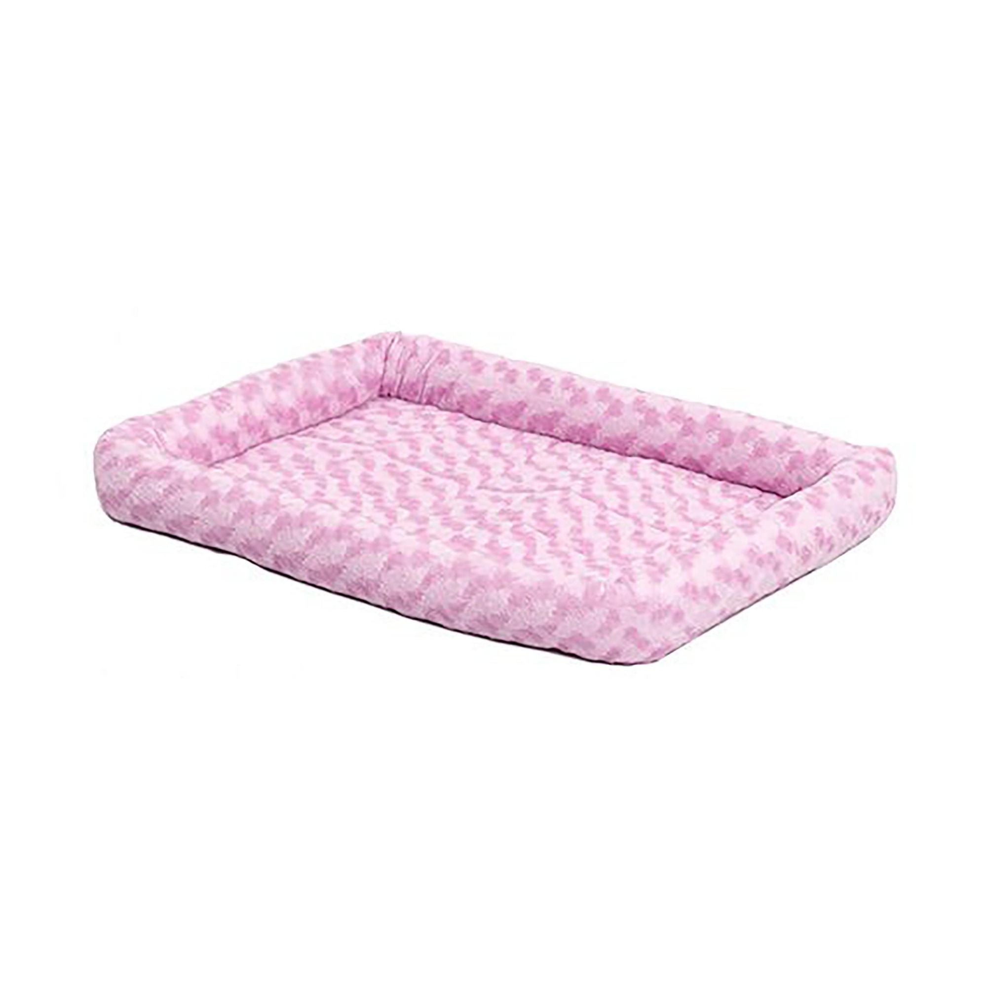 MidWest Homes for Pets QuietTime Bolster Dog Bed Pink 1ea/20in X 30in.