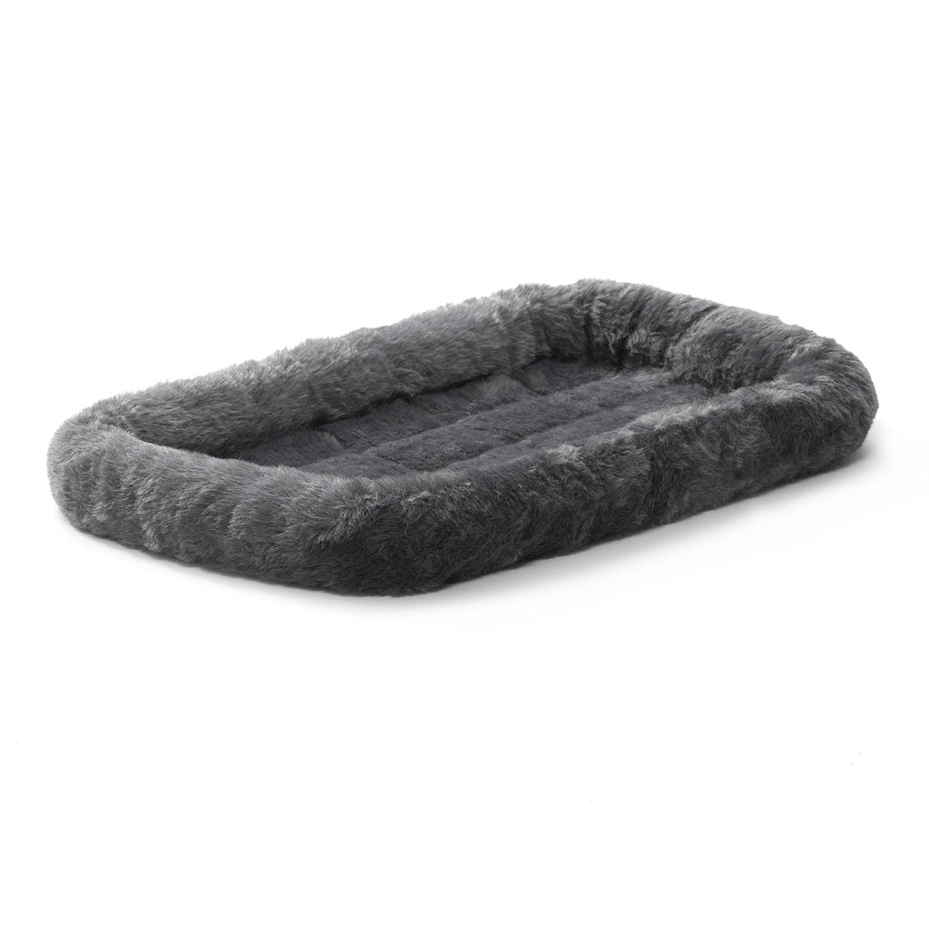 MidWest Homes for Pets Bolster Dog Bed Pearl Gray 1ea/12in X 18in.