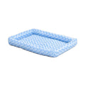 MidWest Homes for Pets QuietTime Bolster Dog Bed Powder Blue 1ea/12in X 18in.