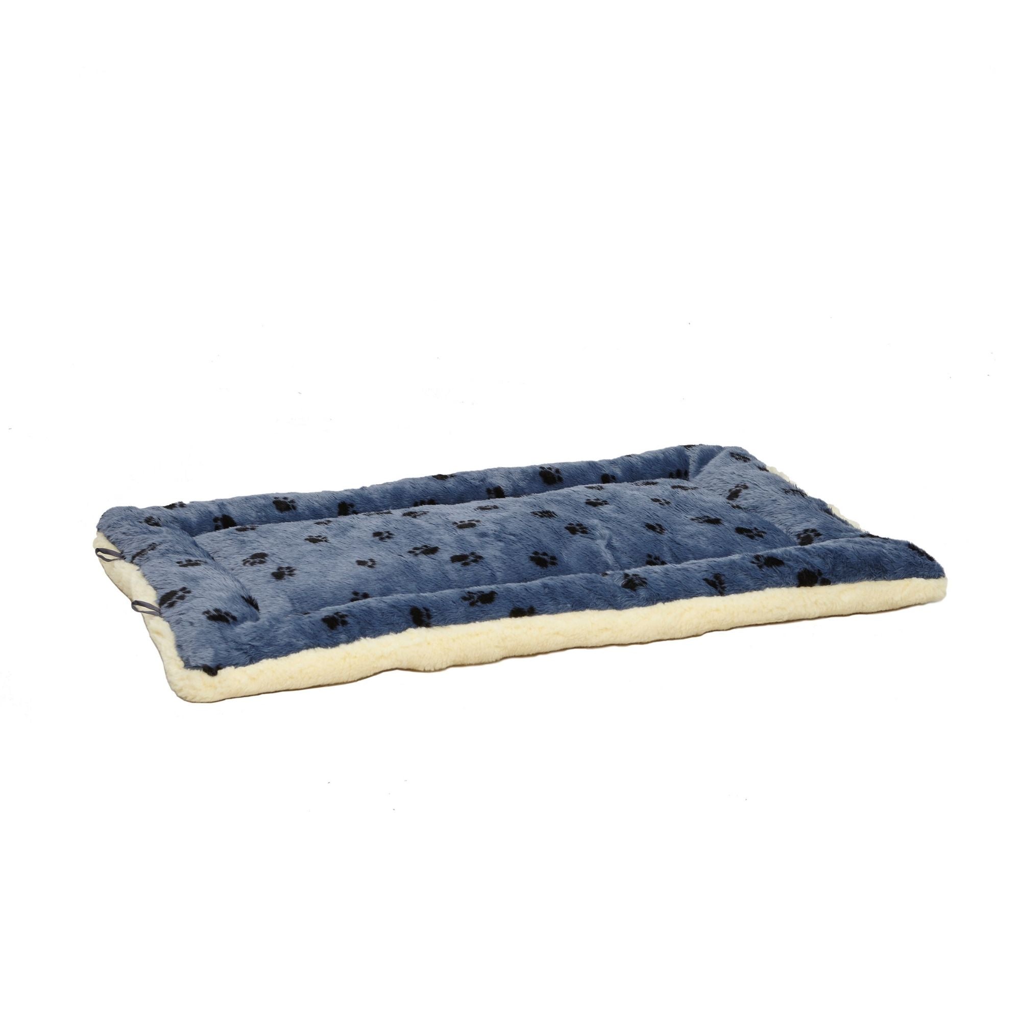 MidWest Homes for Pets Reversible Paw Print Dog Bed Blue 1ea/30in. X 48in.