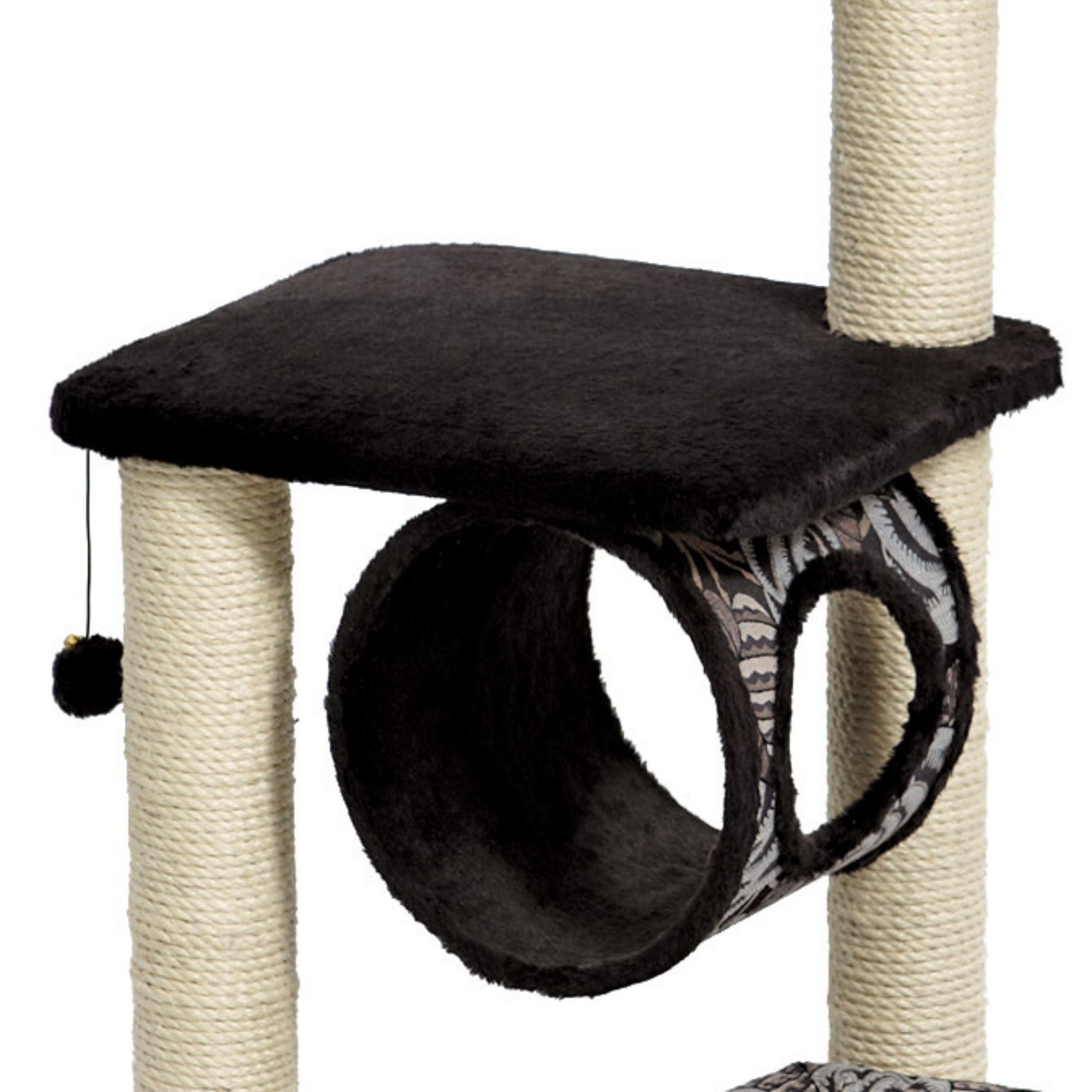 MidWest Homes for Pets feline Nuvo Cat Tree Escapade Black 1ea/44in.