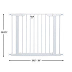MidWest Homes for Pets Steel Pet Gate White 1ea/29in.