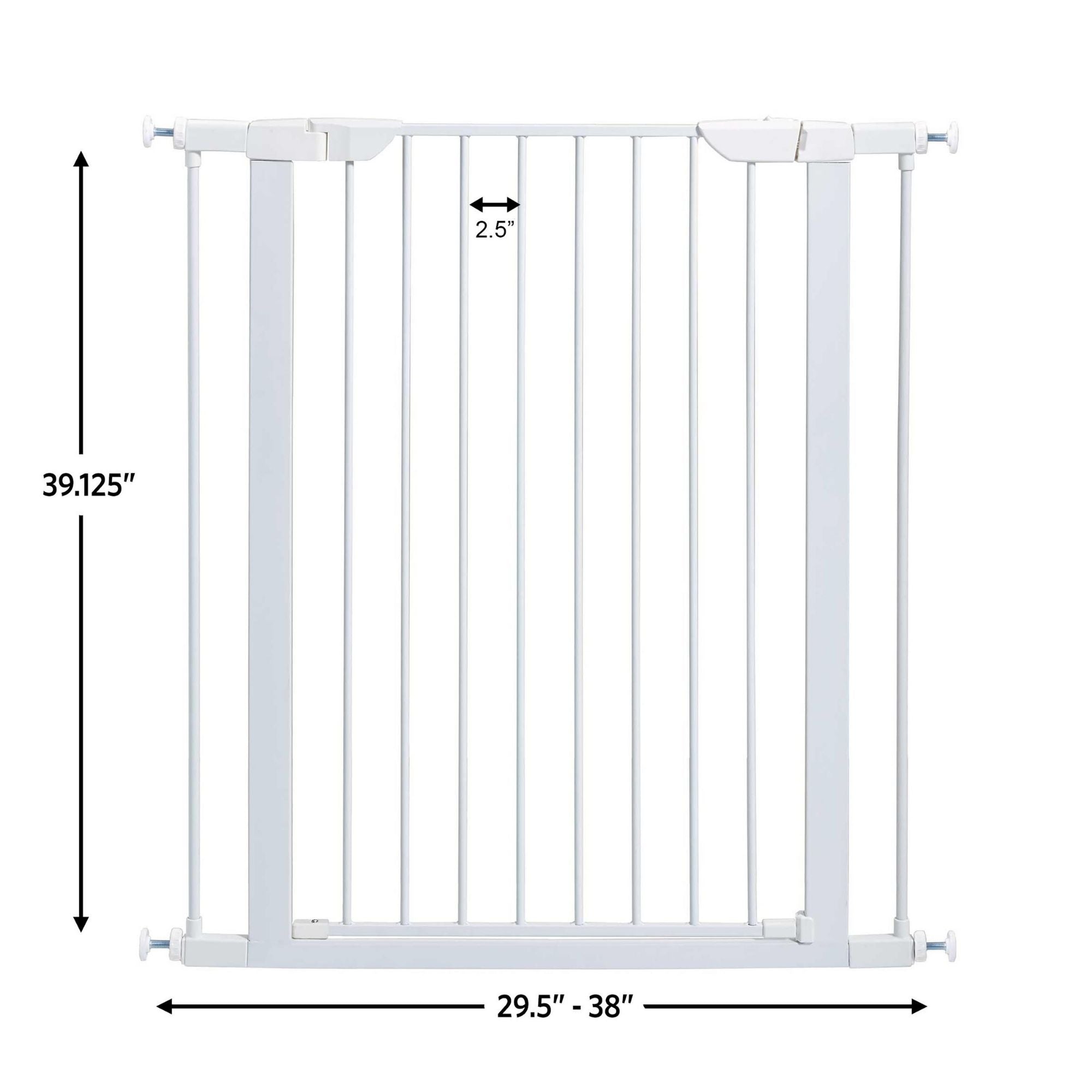 MidWest Homes for Pets Steel Pet Gate White 1ea/39in.