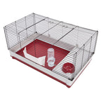 MidWest Homes for Pets Wabbitat Deluxe Rabbit Home Black 1ea/39 X 23 X 19in.