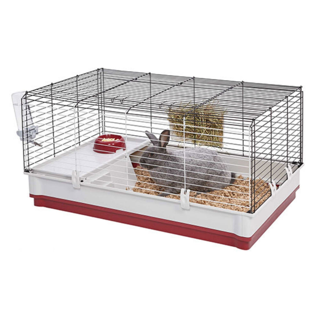 MidWest Homes for Pets Wabbitat Deluxe Rabbit Home Black 1ea/39 X 23 X 19in.