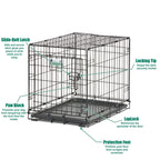 MidWest Homes for Pets Contour Single Door Dog Crate 1ea/24in.