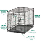 MidWest Homes for Pets Contour Single Door Dog Crate 1ea/30in.