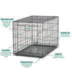 MidWest Homes for Pets Contour Single Door Dog Crate 1ea/36in.