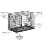 MidWest Homes for Pets Contour Double Door Dog Crate 1ea/22in.