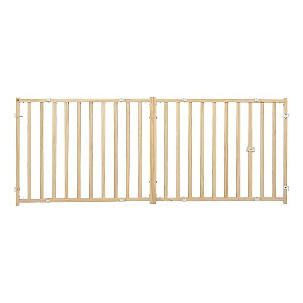 MidWest Homes for Pets Expandable Wood Gate 1ea/50-94in X 24in.