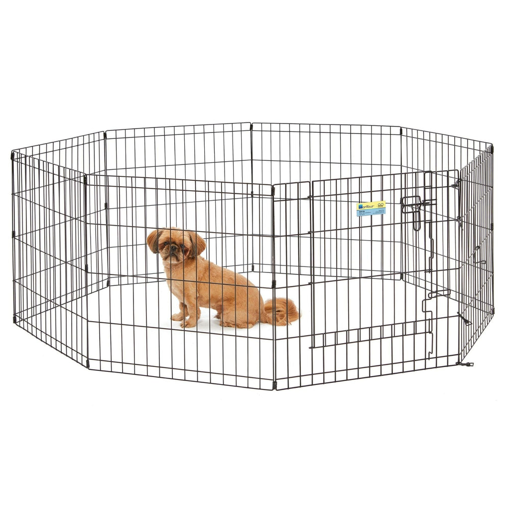 MidWest Homes for Pets Contour Exercise Pen w/ Door 1ea/24in.