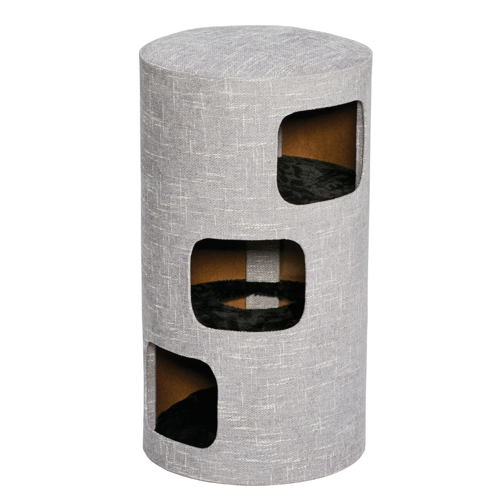 MidWest Homes for Pets feline Nuvo Nova Cat Furniture Silver 1ea/30in.