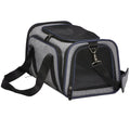 MidWest Homes for Pets Duffy Expandable Dog Carrier Gray 1ea/SM