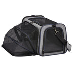 MidWest Homes for Pets Duffy Expandable Dog Carrier Gray 1ea/LG