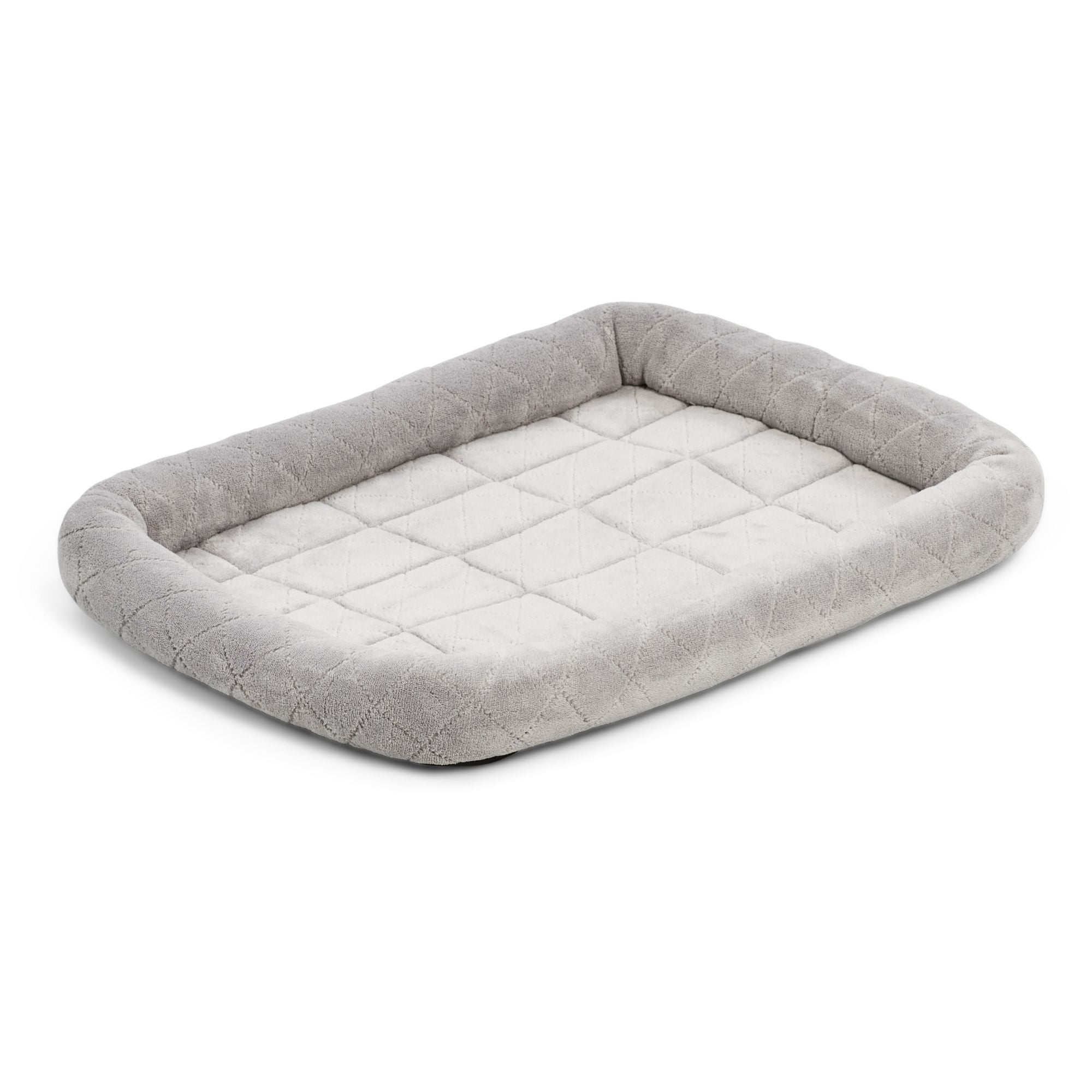 MidWest Homes for Pets Deluxe Diamond Stitch Pet Dog Bed Gray 1ea/24in.