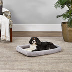 MidWest Homes for Pets Deluxe Diamond Stitch Pet Dog Bed Gray 1ea/30in.