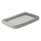 MidWest Homes for Pets Deluxe Diamond Stitch Pet Dog Bed Gray 1ea/48in.