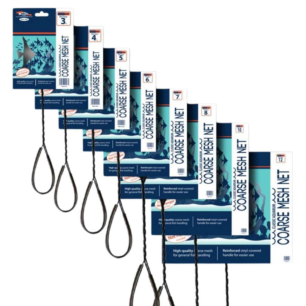 Weco Products Classic Coarse Mesh Net Standard Handle, Black, 1ea/4 in