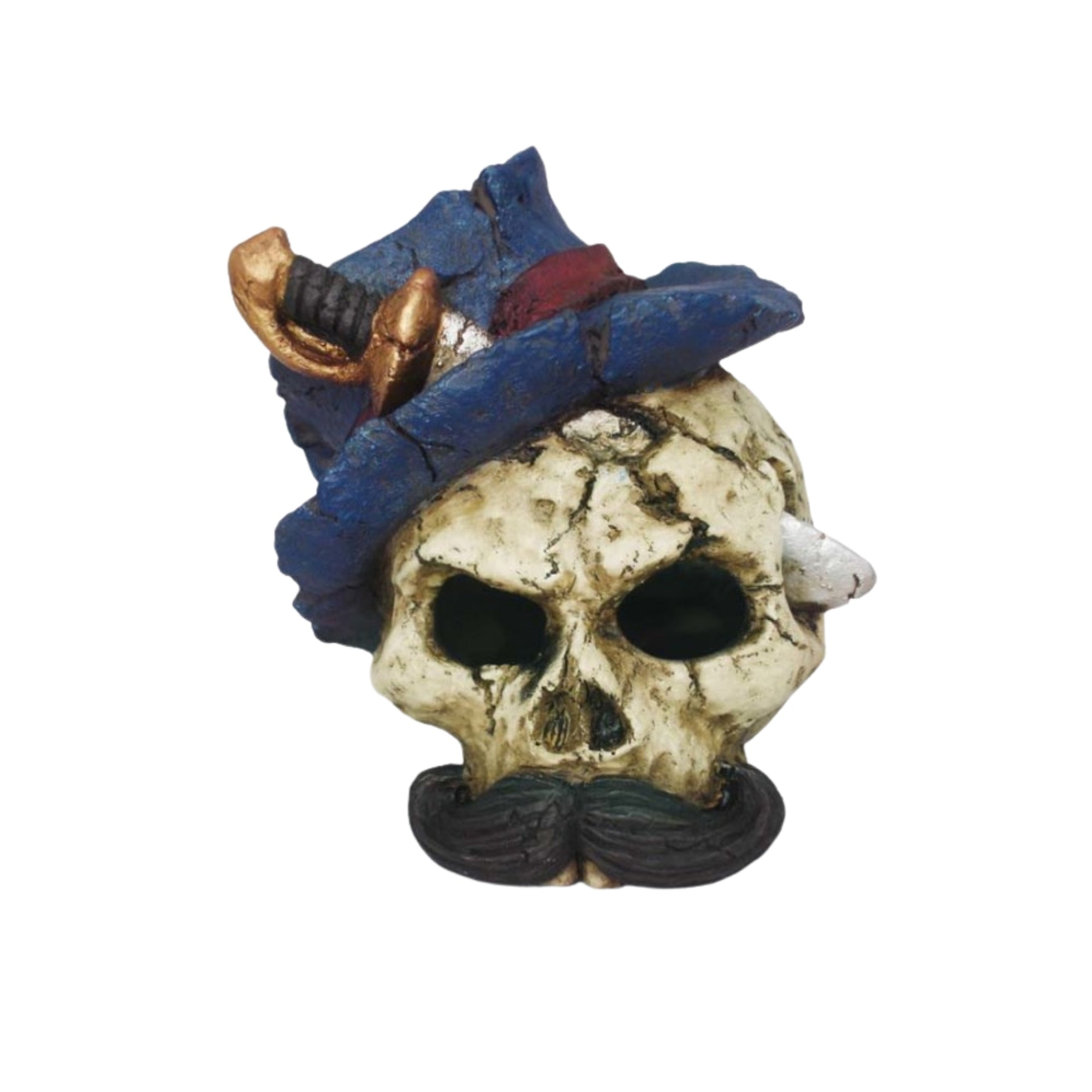 Weco Products Wecorama Catacombs Battle Skull Aquarium Ornament Multi-Color, 1ea