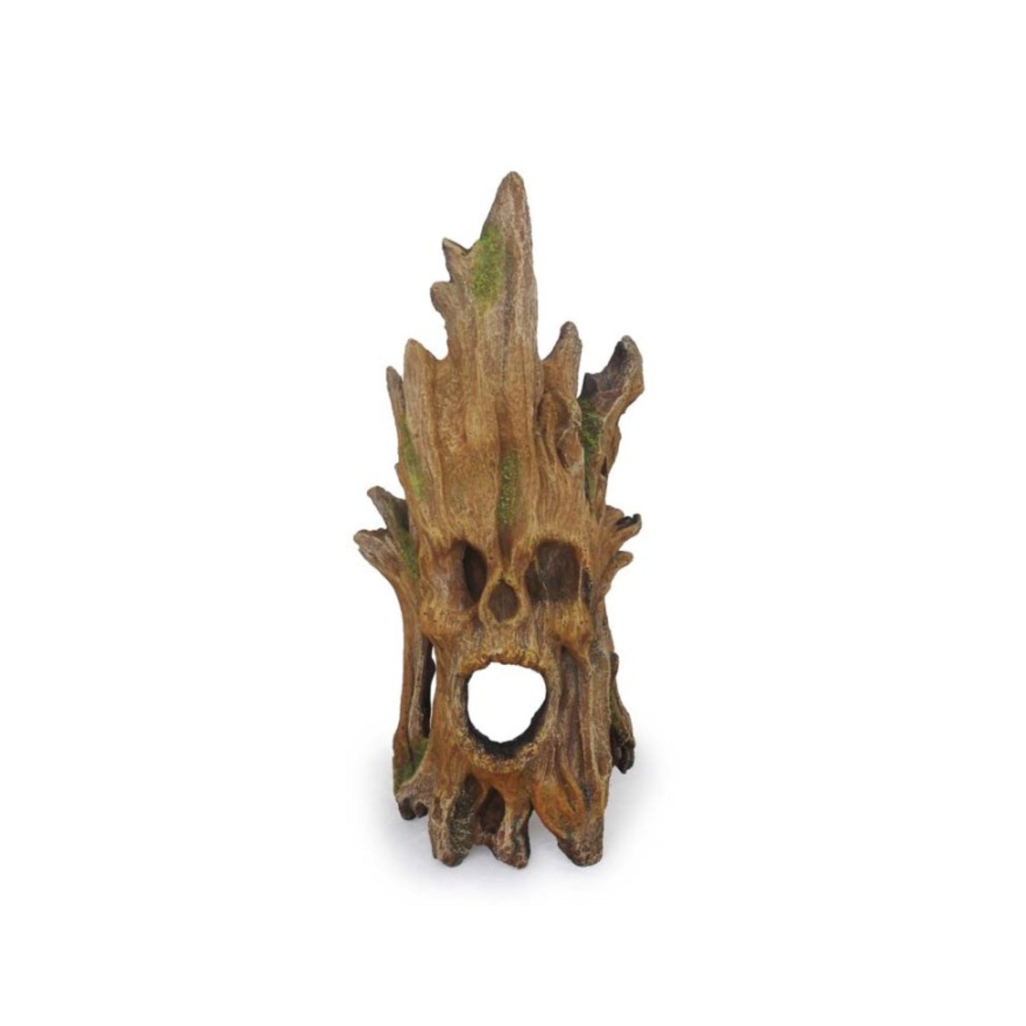 Weco Products Wecorama Sleepy Hollows Wicked Bark Terrarium Ornament Brown/Green, 1ea/MD