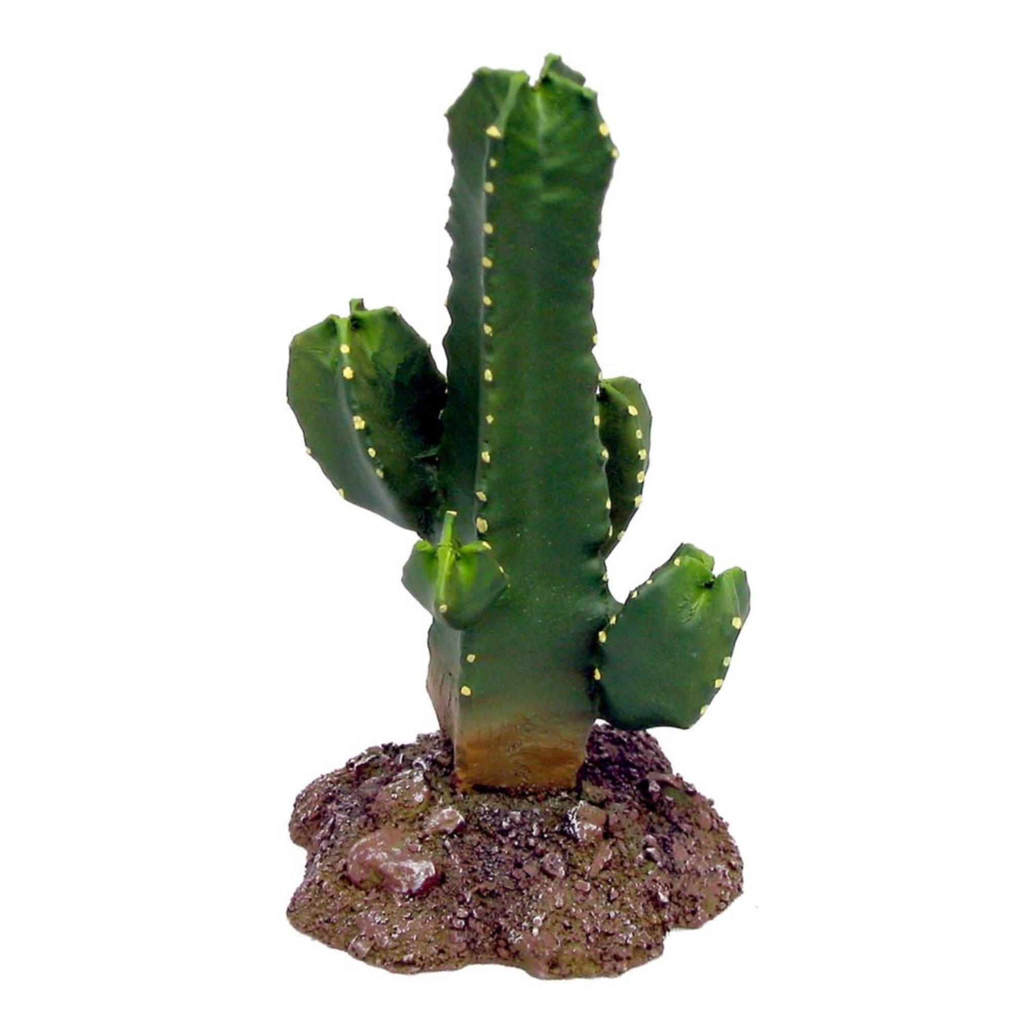 Weco Products Wecorama Badlands Tetragonus Cactus Terrarium Ornament Brown, Green, 1ea/5.6 in