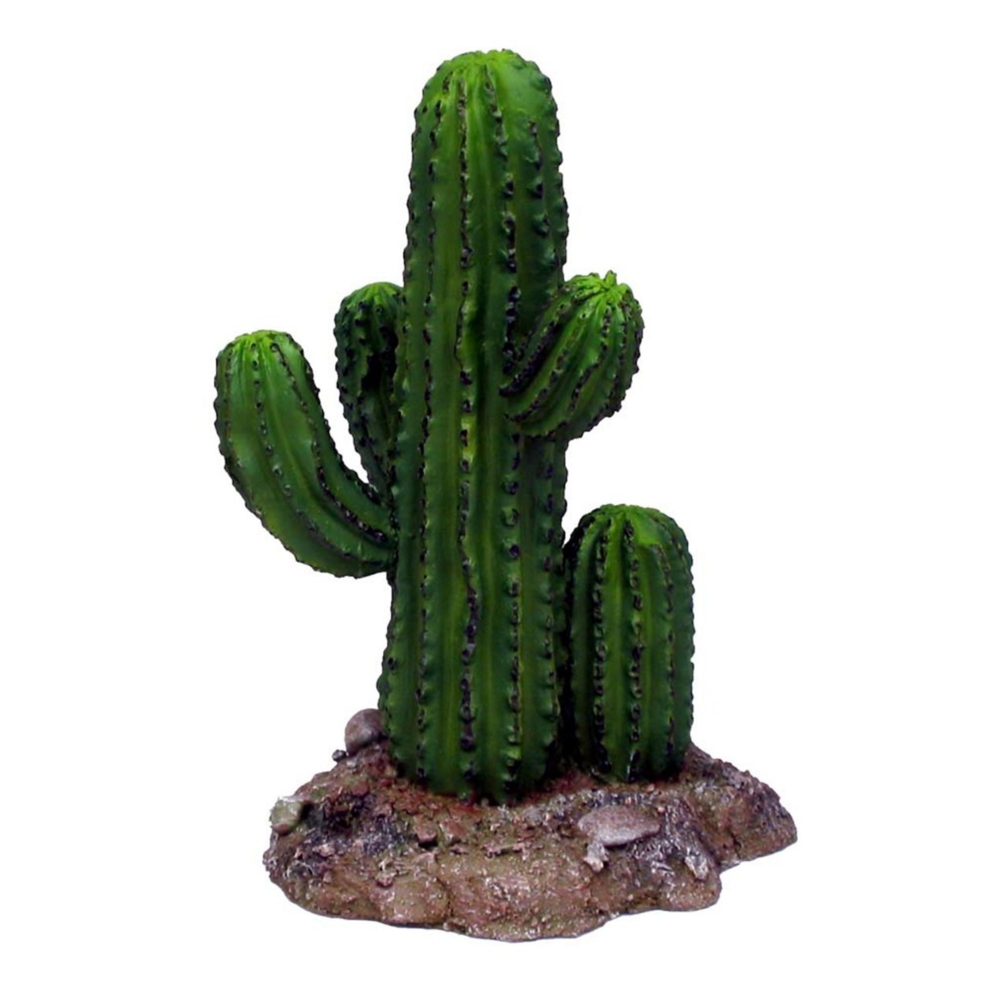 Weco Products Wecorama Badlands Saguaro Cactus Terrarium Ornament Brown, Green, 1ea/5.6 in, Short