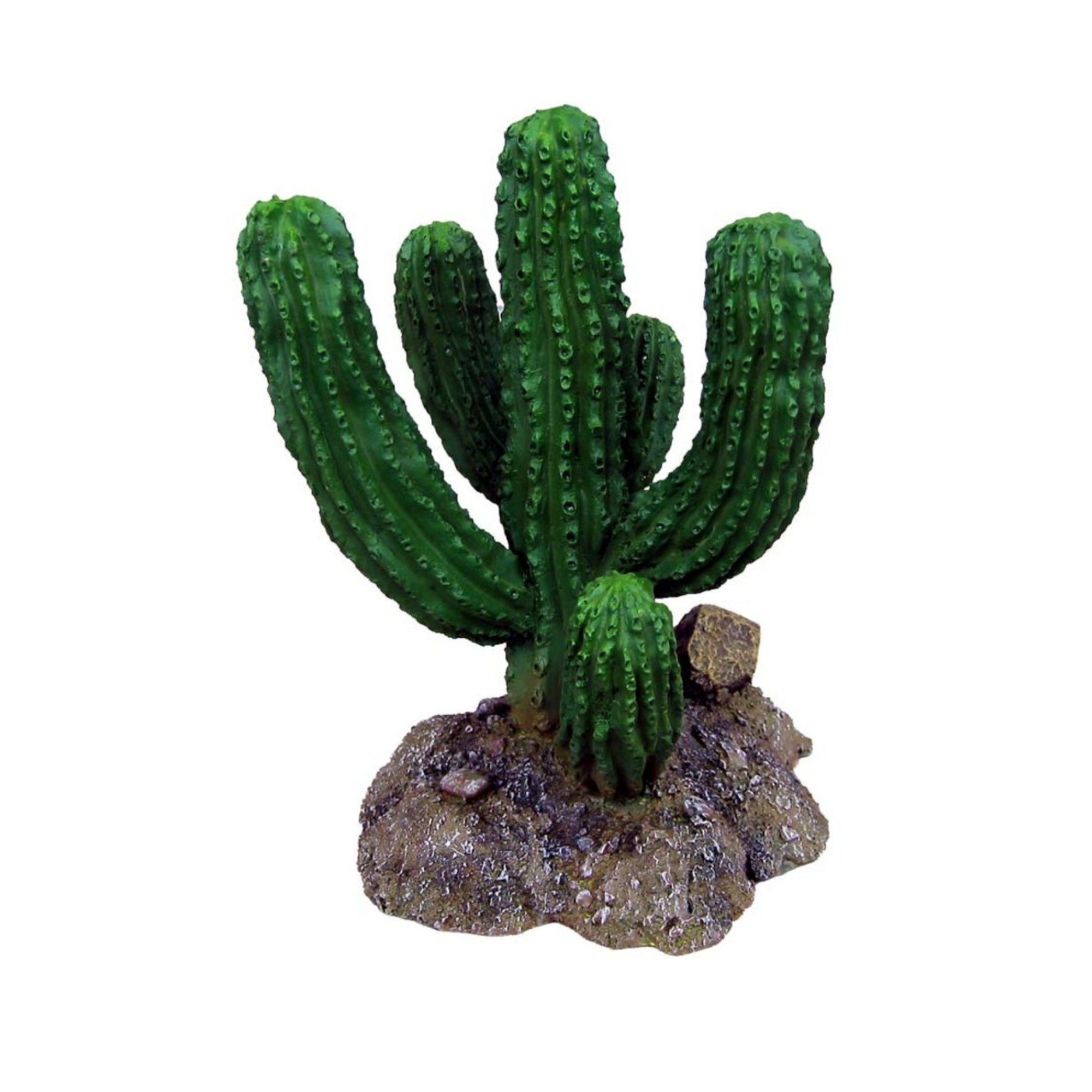 Weco Products Badlands Saguaro Rock Terrarium Ornament Brown, Green, 1ea/7.4 in