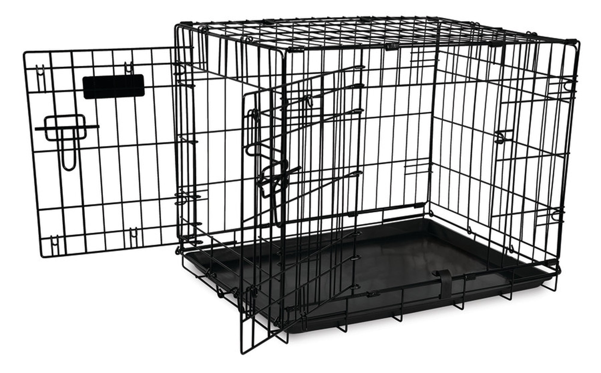 Petmate 2 Door Training Retreat Dog Kennel Black 1ea/24 in